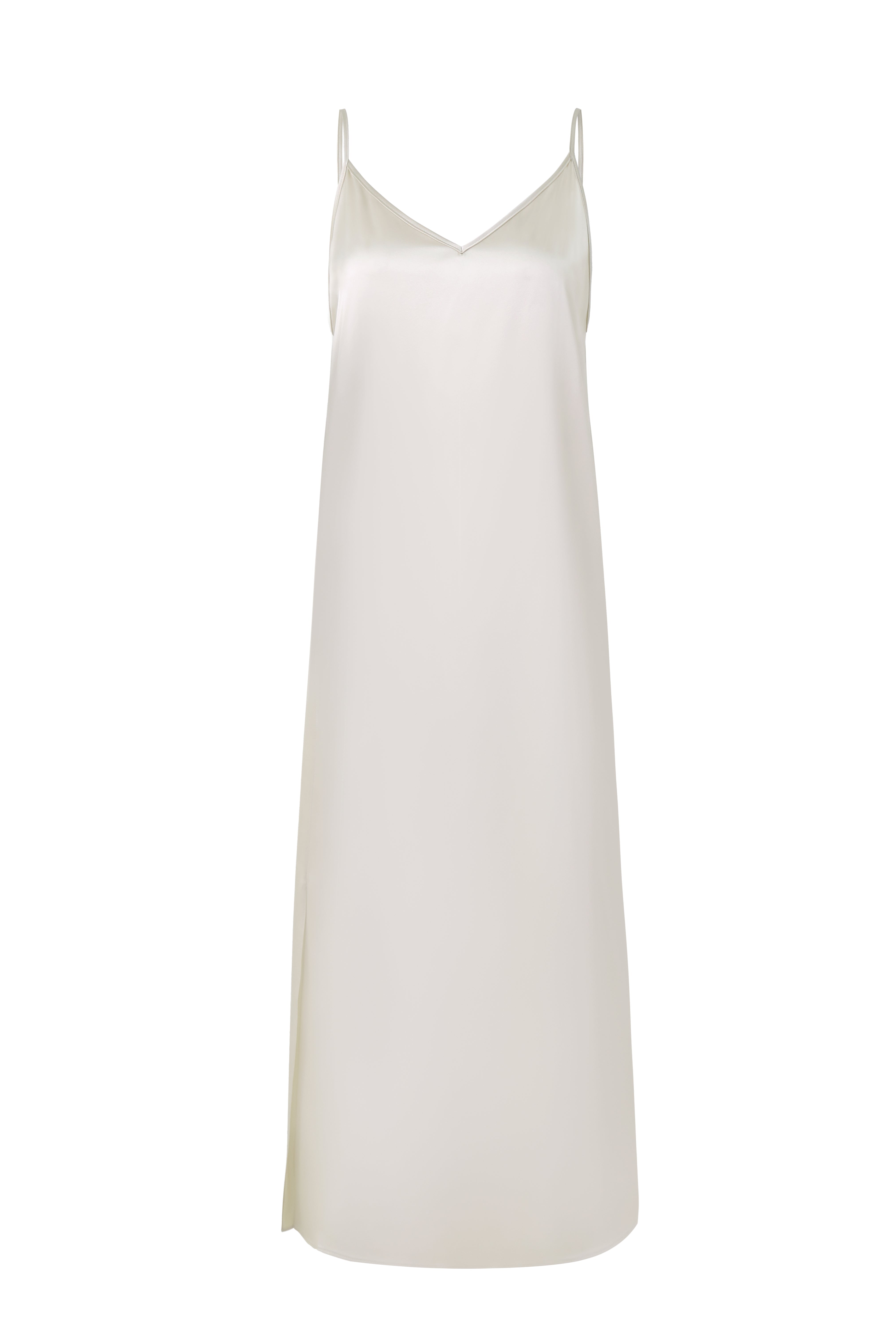 Mei - 22 mm Long Silk Slip Dress