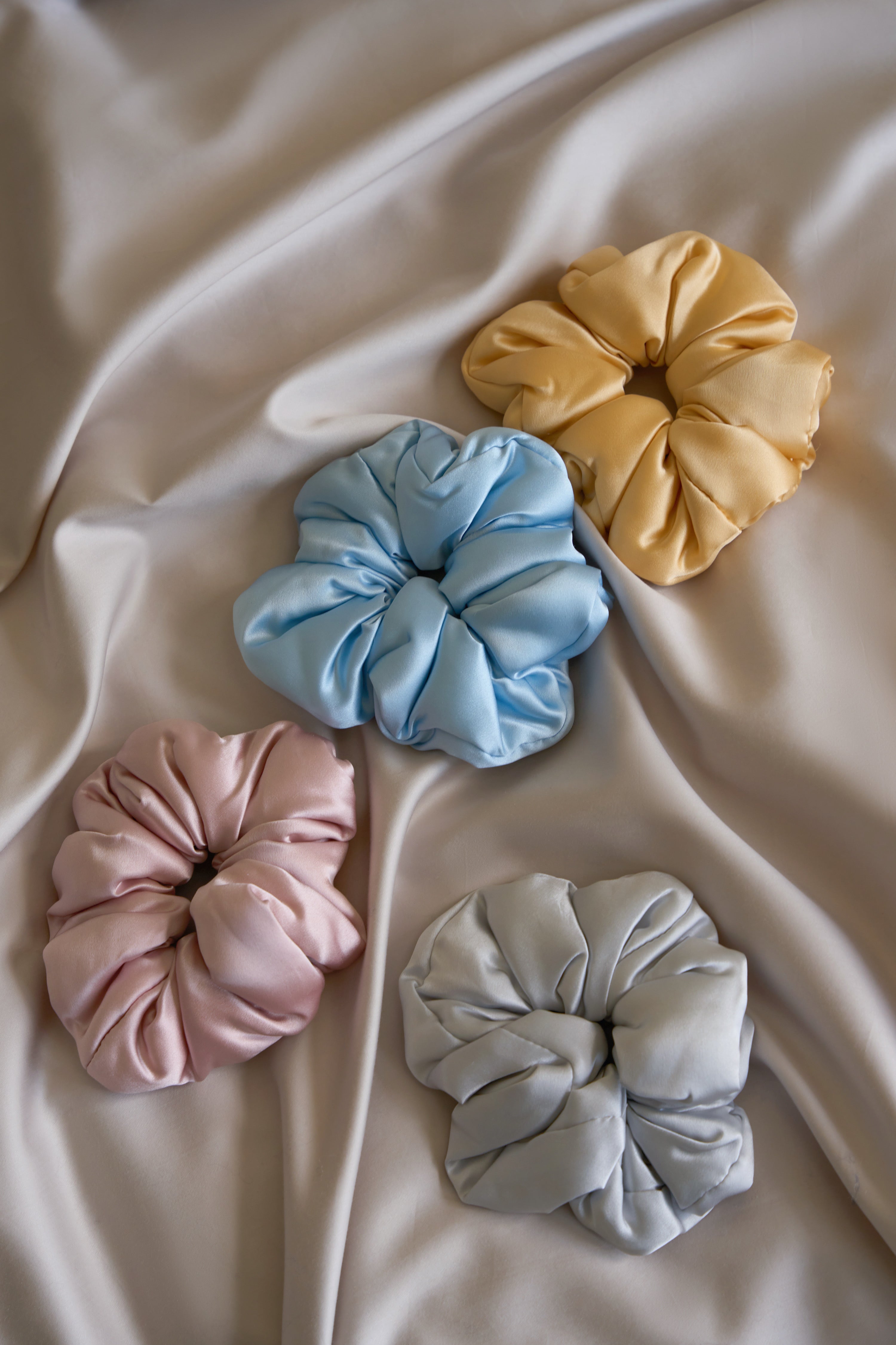 Silk Puffed “Donut” Hair Tie