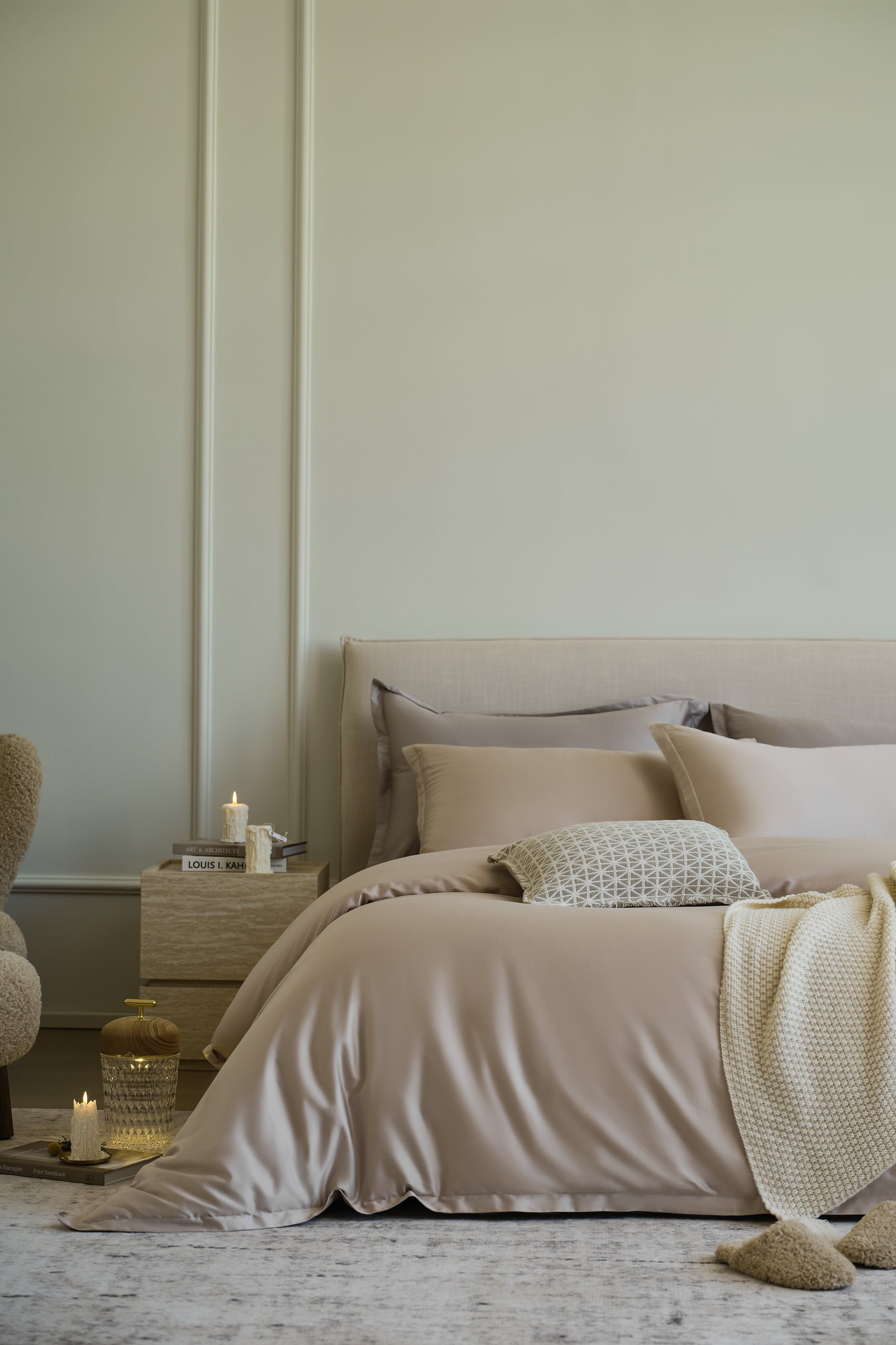 Jasmine Egyptian cotton flat sheet - 500 thread count